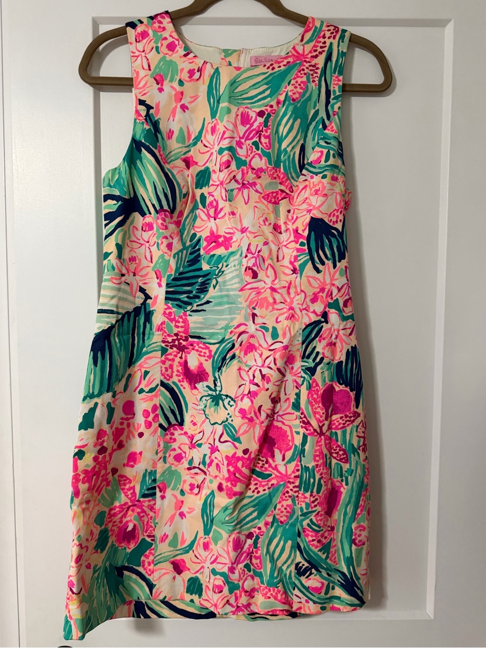 Lilly Pulitzer Dress with Pink and Green Floral Print
